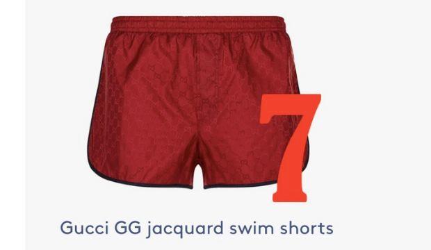 7 Gucci GG jacquard swim shorts
