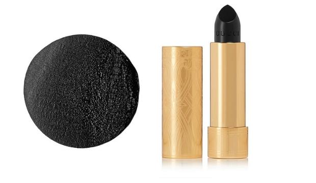 ​Shopping for a dark lipstick | Gucci Beauty Rouge a Levres Satin in Crystal Black, £34