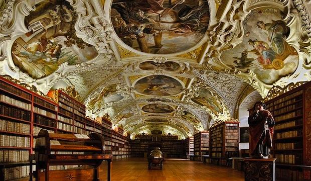Strahov Library in Prague, Czech Republic 