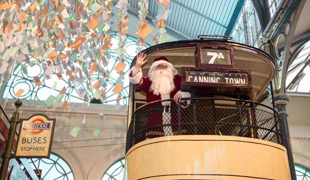 Visiting Father Christmas is always magical when you're a kid - especially when there's a bus. Photo: London Transport Museum