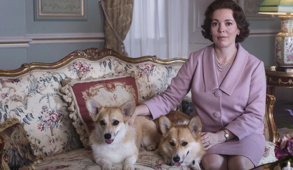 Olivia Colman and friends in The Crown season 3, Netflix