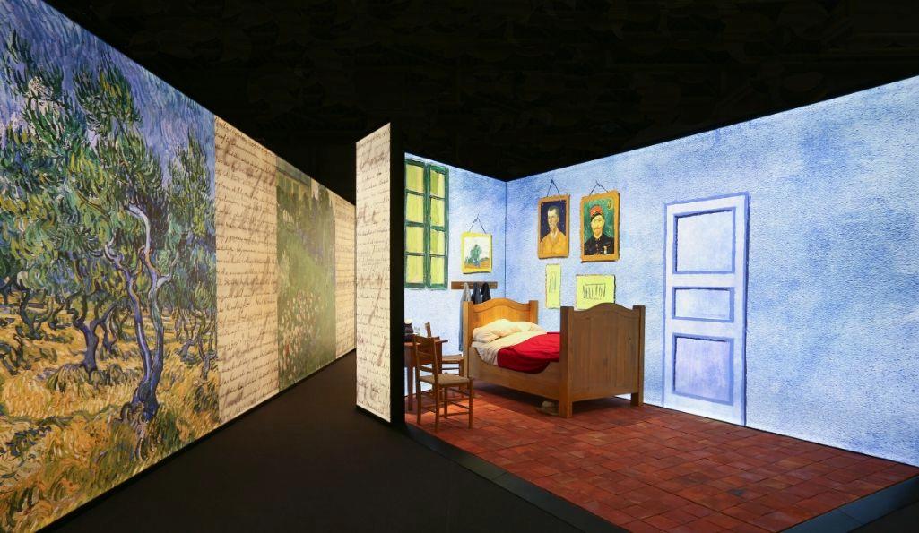 Installation view of Meet Vincent van Gogh. Image courtesy of Meet Vincent van Gogh