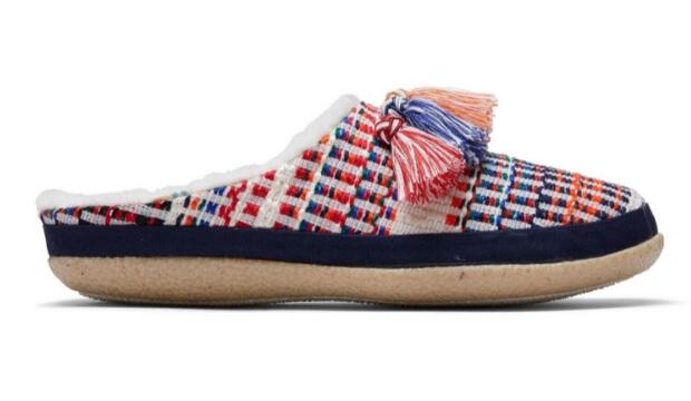 Toms Nepal tweed with tassels Ivy women's slippers, was £55 now £33