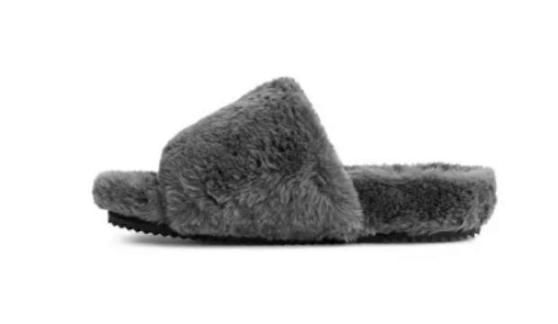 Arket faux fur slide sandals, £99