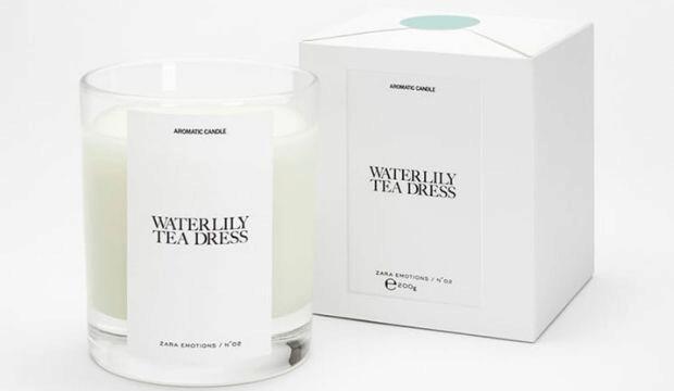 ​Waterlily Tea Dress Candle, £15.99