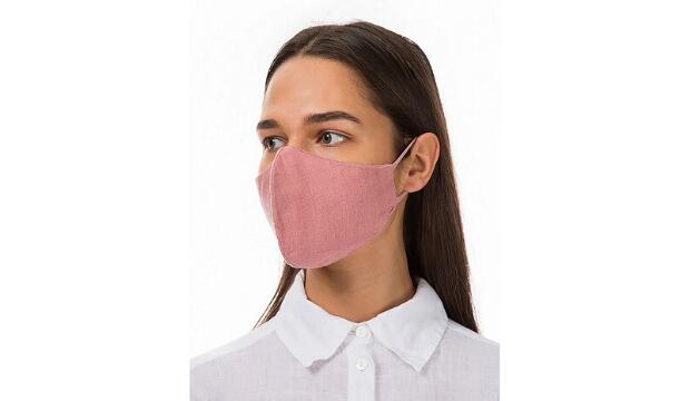 Plümo organic linen face mask, £10