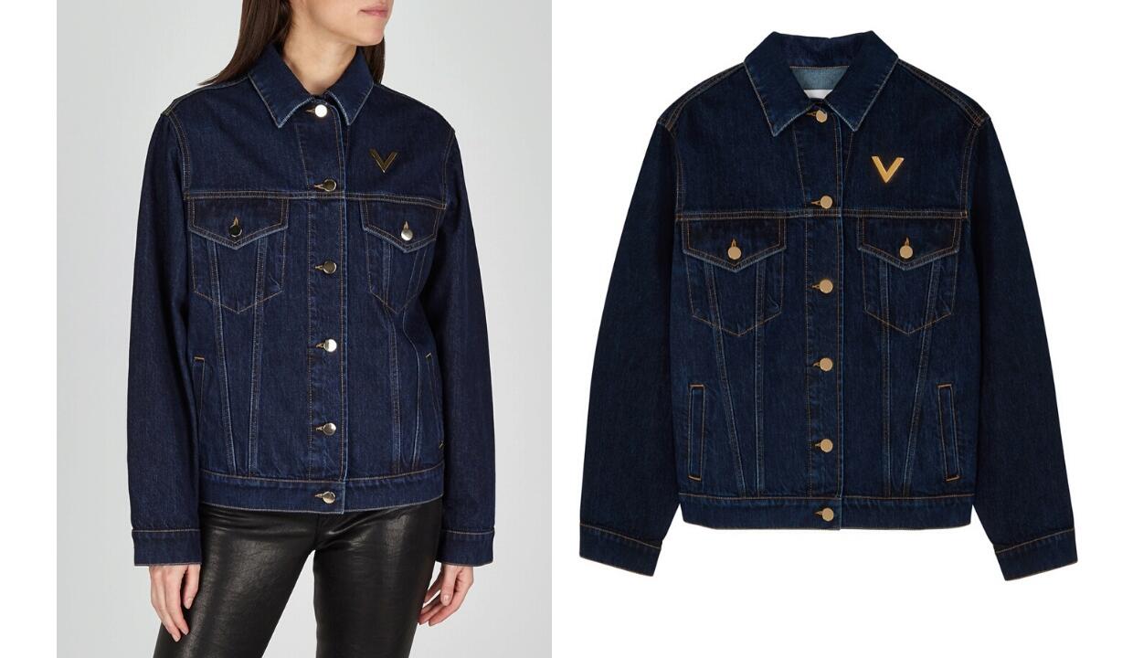 Valentino dark blue denim jacket, £830