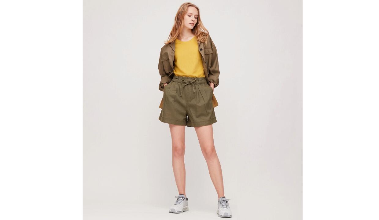 Uniqlo linen cotton blend relaxed fit shorts, £19.90