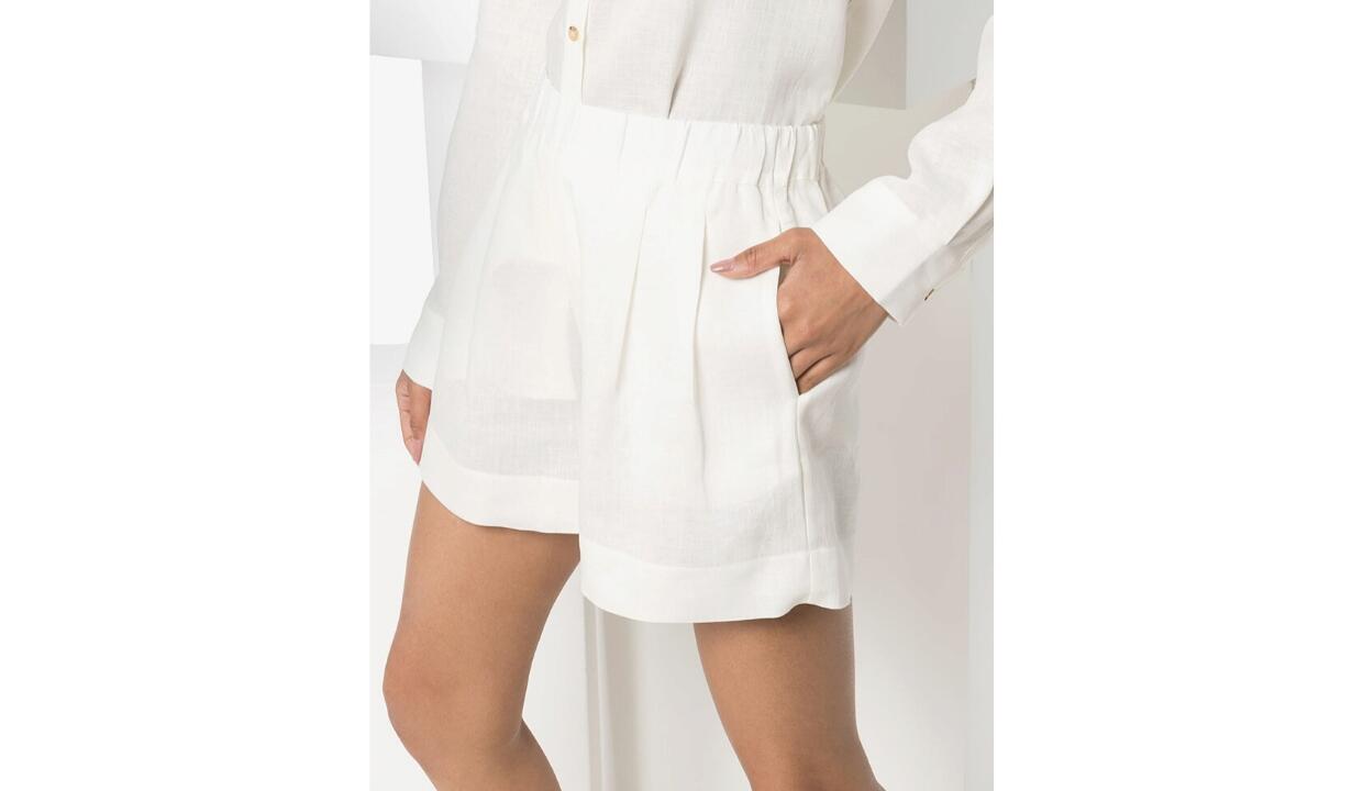 Asceno Zurich linen shorts, £155