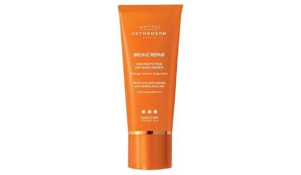 ​Sunscreen for dry skin or mature types – Institut Esthederm Bronz Repair Strong Sun, £56