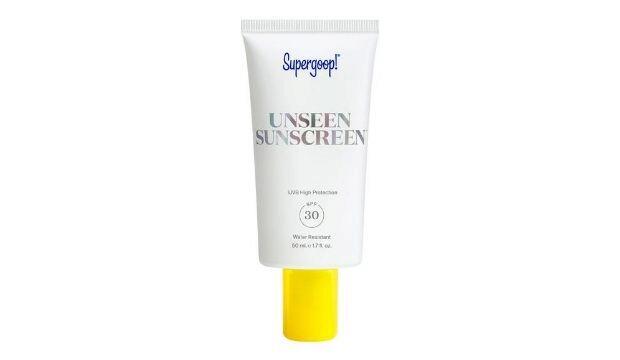 ​Sunscreen for dark skin | Supergoop! Unseen Sunscreen SPF 30, £30