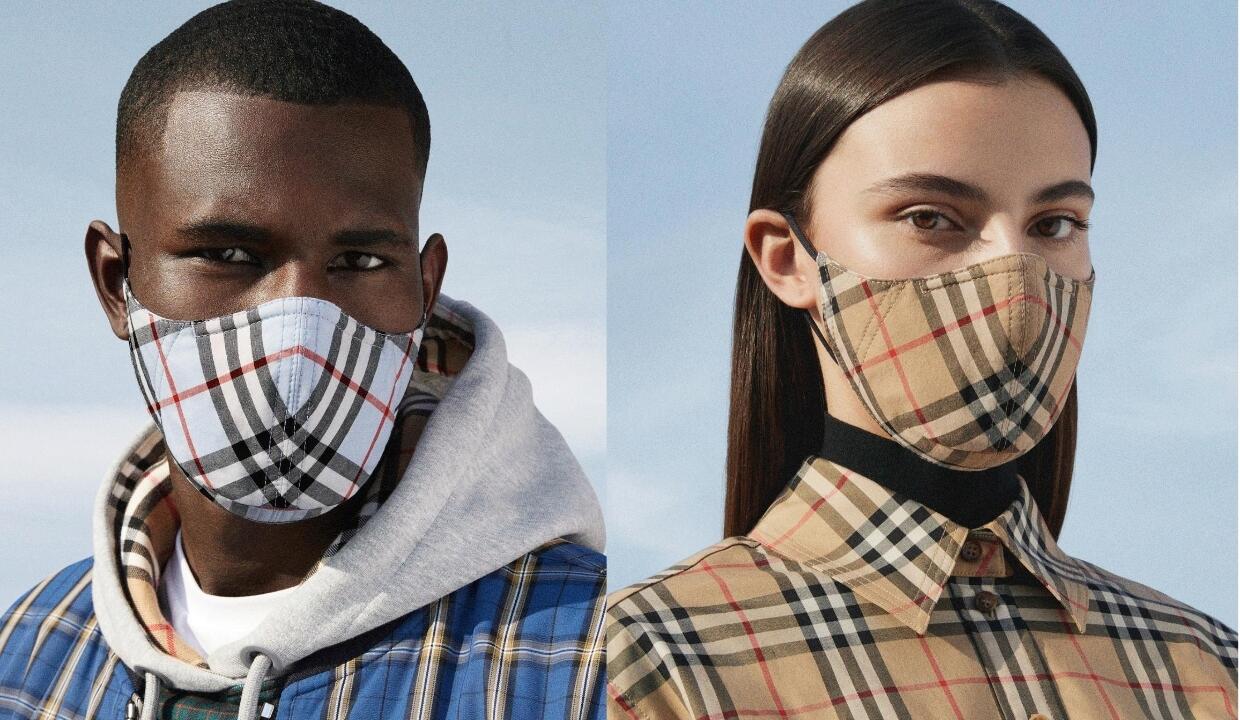 Burberry face mask