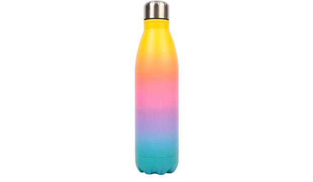 The reusable water bottle: Paperchase Rainbow Ombre water bottle