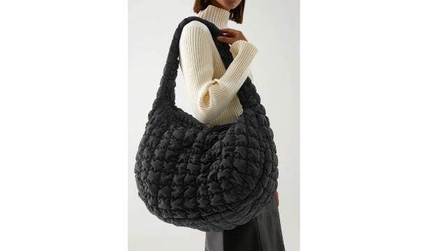 Cos recycled polyester quilted oversized bag, £59