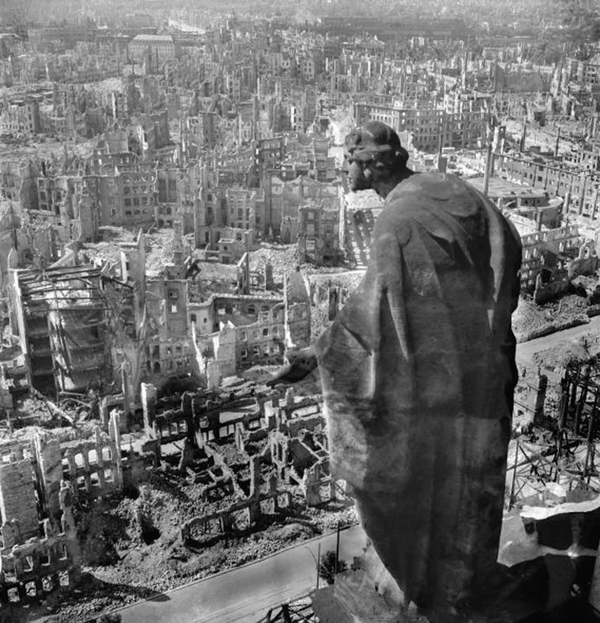  Richard Peter: Dresden After Allied Raids, 1945 World War II