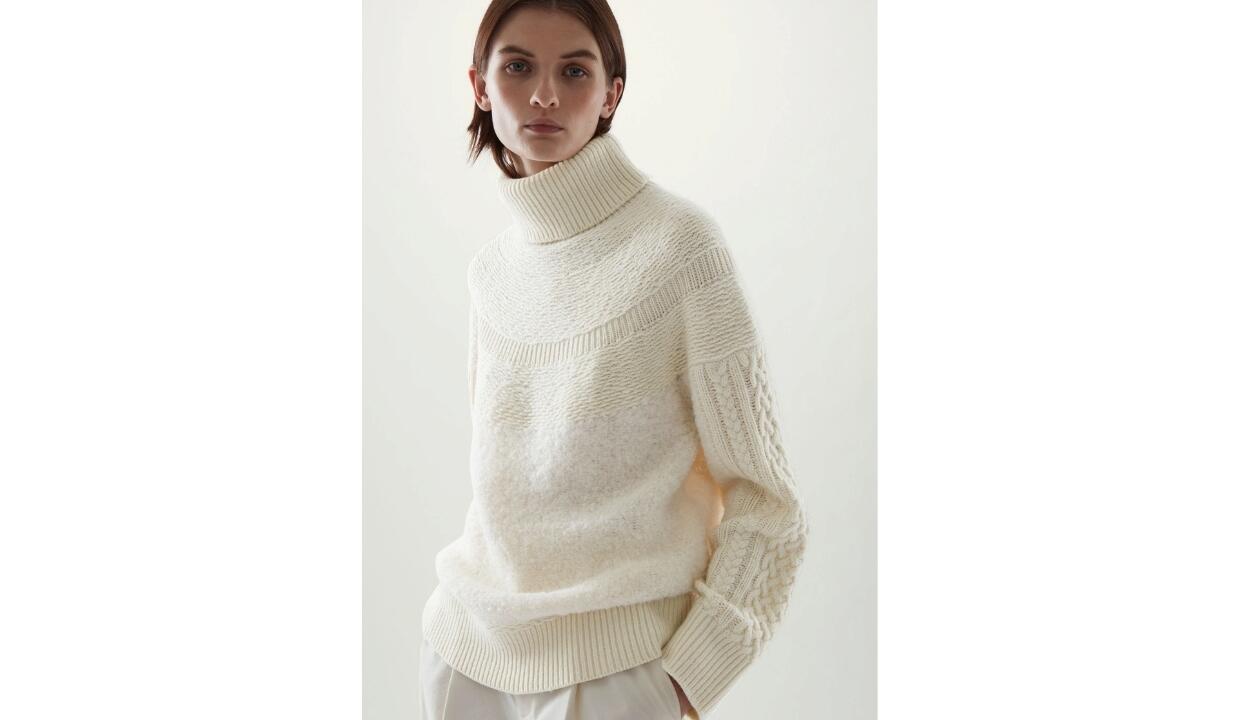 Cos knitted wool-alpaca jumper, £89