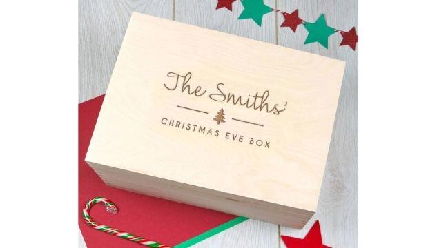 ​Dust & Things Personalised Large Christmas Eve Box For Family, £47.98