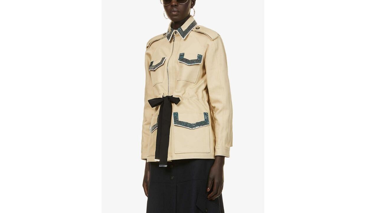 Ports 1961 sequin embellished trench coat, £1,255