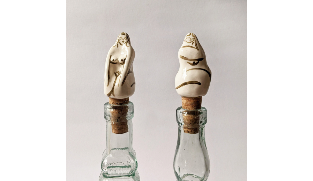 Liv & Dom Nude Bottle Stoppers, £30