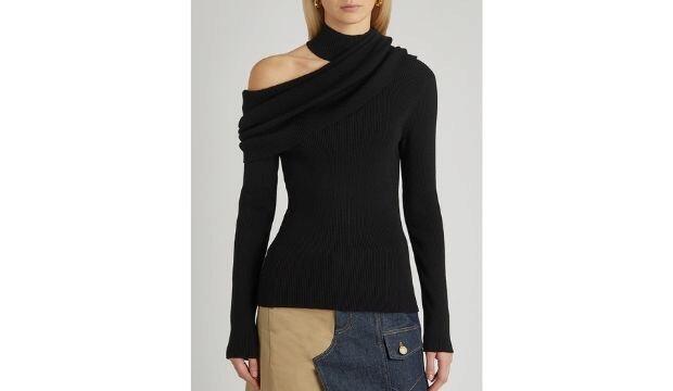 ​Monse black cut-out wool-blend jumper, £990