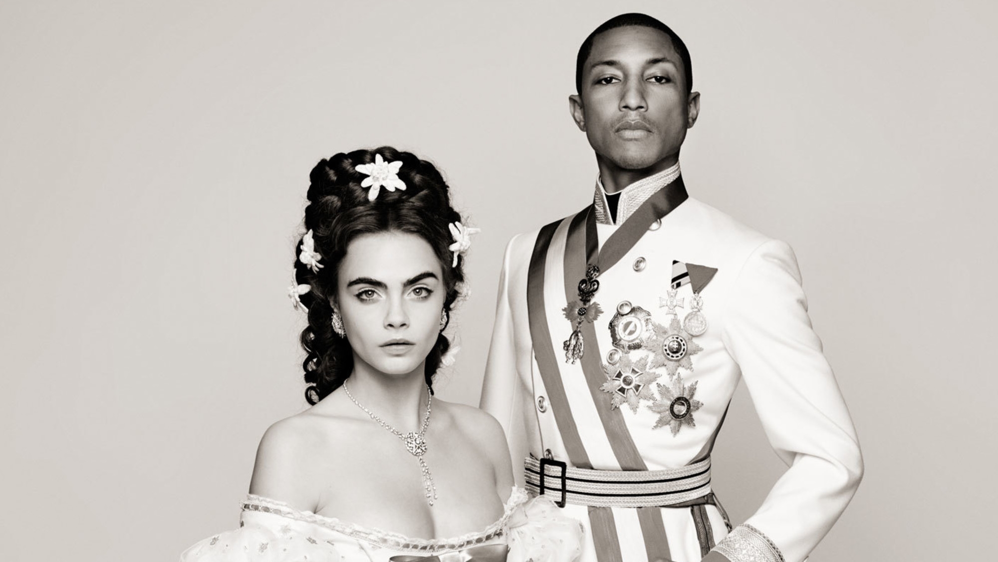 Cara Delevigne, Pharrell Williams: Lagerfeld's Latest Fantasy