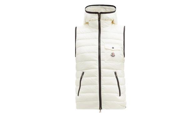 ​Moncler Glyco hooded quilted down gilet, £720
