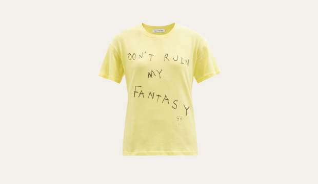 Don't Ruin My Fantasy-print jersey T-shirt