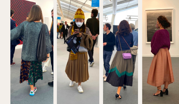 Midi skirts in all their glory