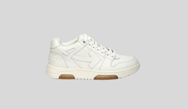 OFF- WHITE Out of Office white leather sneakers, £350