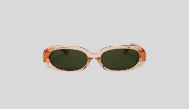LINDA FARROW Cara oval acetate sunglasses | was £335 Now £184