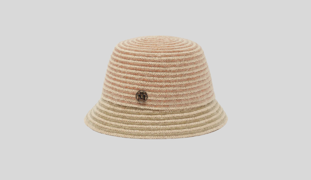  MAISON MICHEL Souna linen and jute-blend straw hat | was £510 Now £408