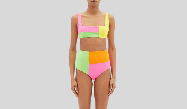  Meli square-neck recycled-fibre bikini