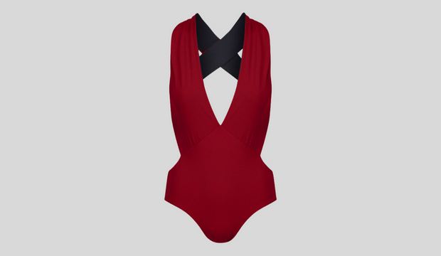 The Cut-Out Suit - Red