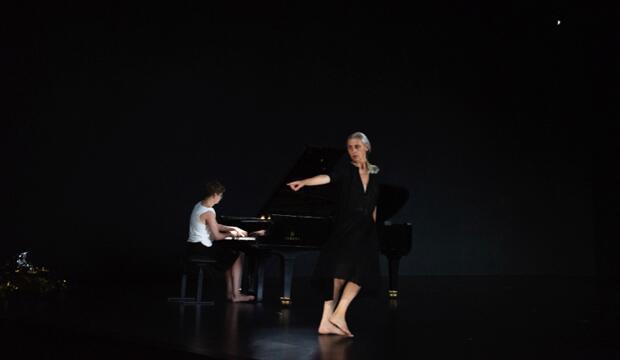 Anne Teresa de Keersmaeker in The Goldberg Variations.  Photo: Anne van Aerschot