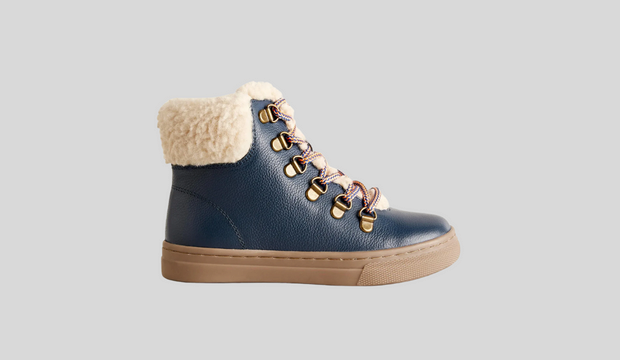  Leather lace up boots, Boden