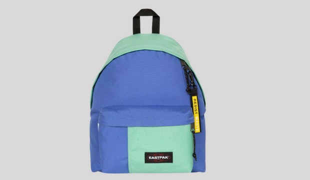 Padded Pak’R Recycled Fibre Backpack in Blue Green
