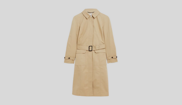Pure Cotton Belted Trench Coat