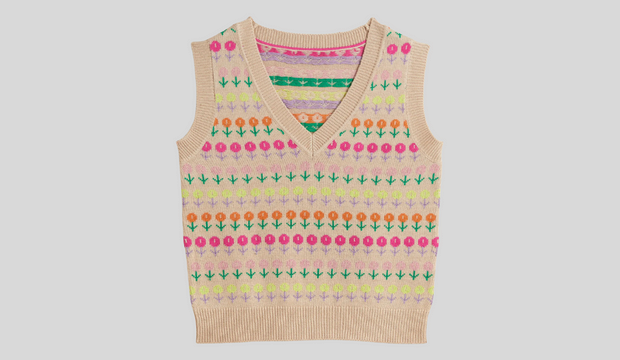  V-neck Knitted Tank Top
