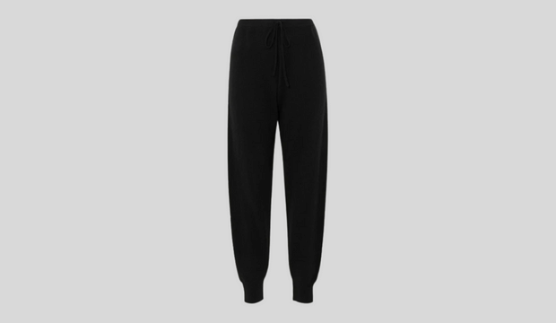 Working Girl cashmere track pants