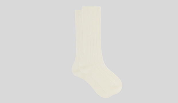 RAEY Ribbed cashmere-blend socks