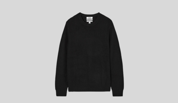 Waffle Knit Pure Cashmere Jumper