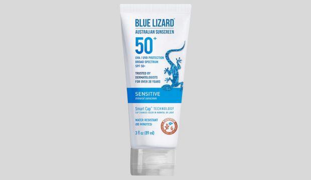 ​Blue Lizard Sensitive Mineral Sunscreen with Zinc Oxide, SPF 50+, £24.99