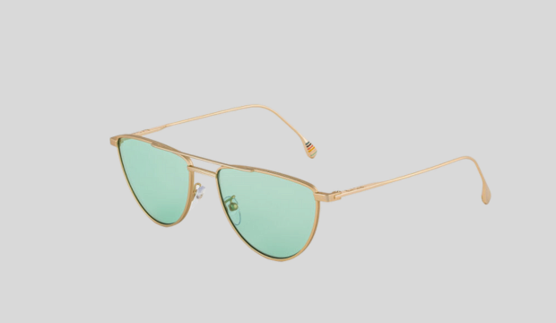 Matte Gold 'Garner' Sunglasses