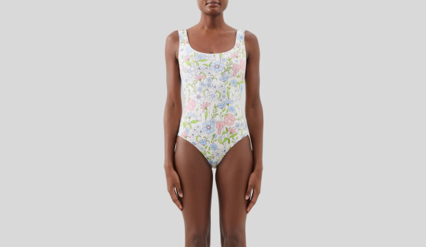 The Poppy floral-print swimsuit
