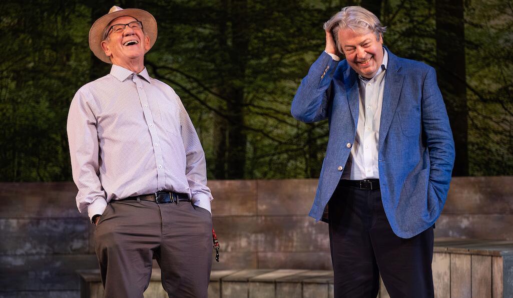 Ian McKellen and Roger Allam in Frank and Percy. Photo: Jack Merriman