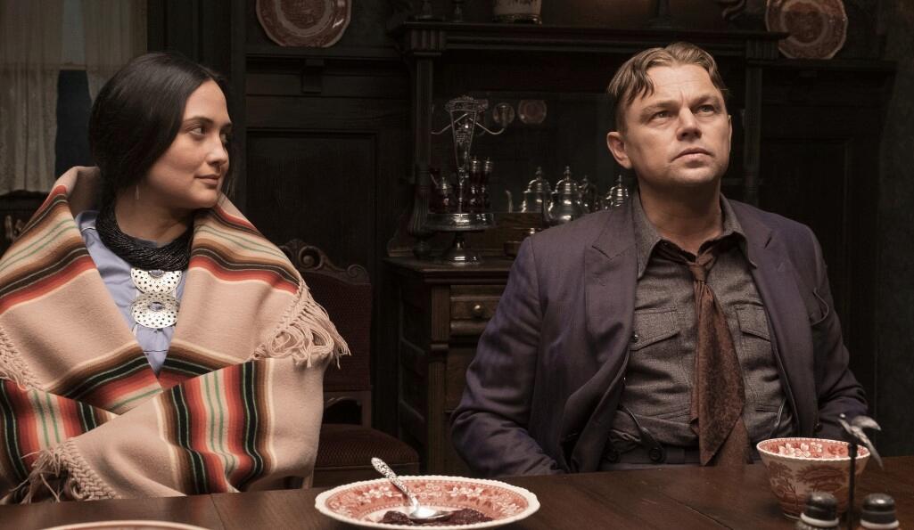 Lily Gladstone and Leonardo DiCaprio in Killers of the Flower Moon (Photo: Apple)