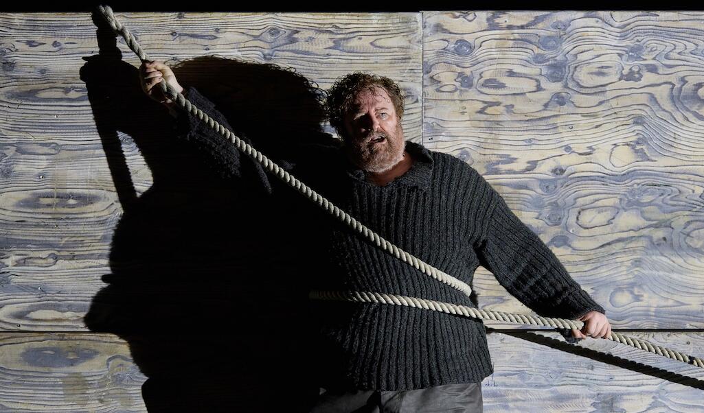 Gwyn Hughes Jones in the title role of Peter Grimes. Photo: Tom Bowles