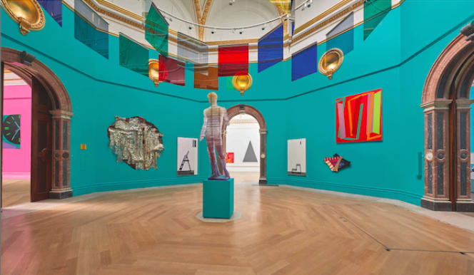 View of the Central Hall at Royal Academy London Summer Exhibition 2015, Photography John Bodkin, Dawkins Colour