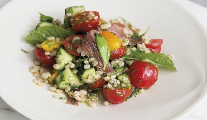 Spring salad recipe: Photography © Andy Sewell