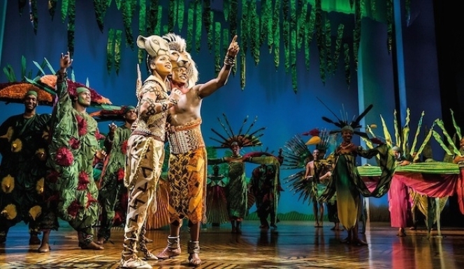 Disney's The Lion King at the Lyceum Theatre, London; photo by Johan Persson 